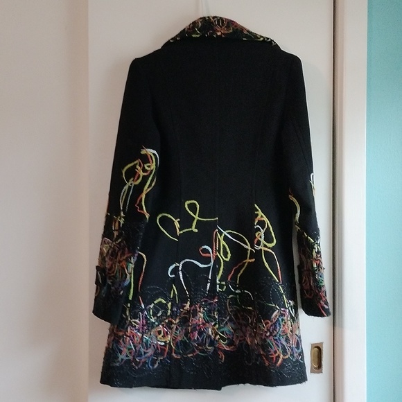 Neslay Paris black wool jacket size S - Picture 2 of 11